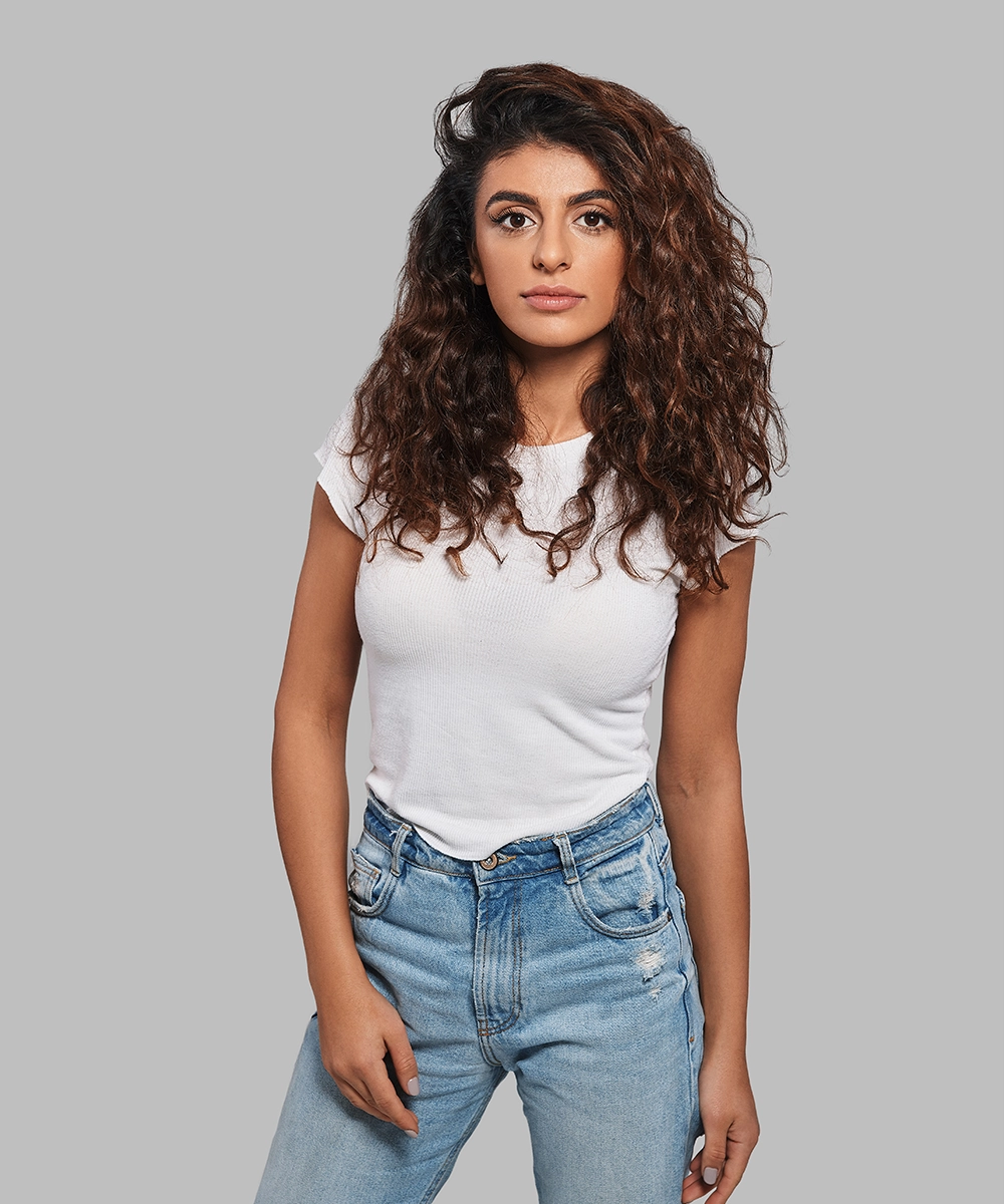 Fashion designer drawing on tablet